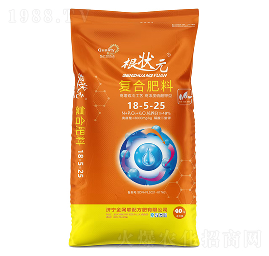 硫酸鉀型復(fù)合肥料18-5-25-根狀元-金網(wǎng)聯(lián)