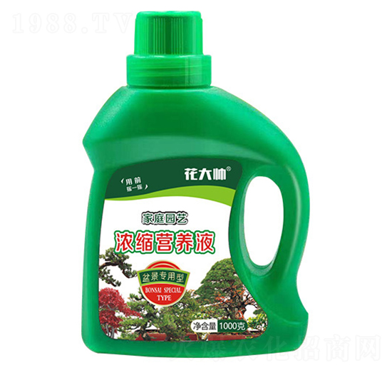 盆景專用型家庭園藝濃縮營(yíng)養(yǎng)液-花大帥-綠沃肥業(yè)