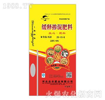 緩釋摻混肥料25-15-6-忠農(nóng)肥業(yè)