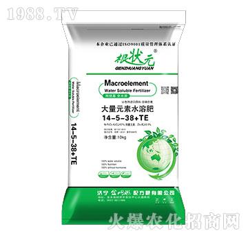 大量元素水溶肥14-5-38+TE-根狀元-金網(wǎng)聯(lián)