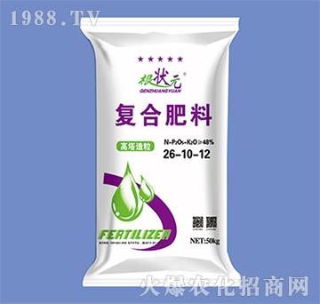 高塔造粒復(fù)合肥料26-10-12-根狀元-金網(wǎng)聯(lián)