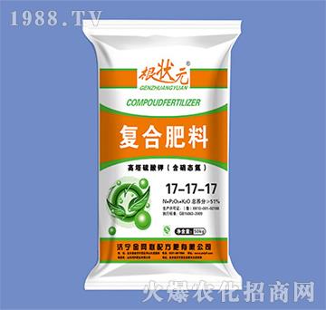 含硝態(tài)氮高塔硫酸鉀復(fù)合肥17-17-17-根狀元-金網(wǎng)聯(lián)