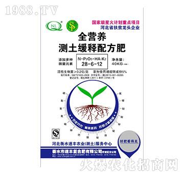 全營養(yǎng)測土緩釋配方肥28-6-12-速豐