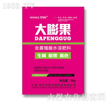 含腐植酸水溶肥料-大膨果-萬科