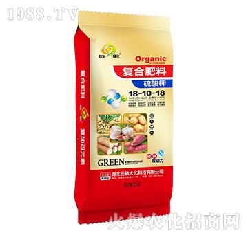 40kg硫酸鉀復(fù)合肥料18-10-18-云磷大化