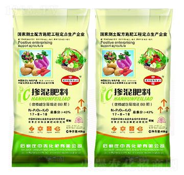 果蔬專用摻混肥料17-8-18-中吉化肥