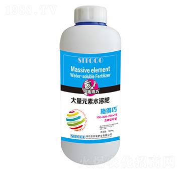 高磷促花型大量元素水溶肥100-400-200+TE-施得巧-農(nóng)邦富