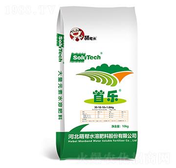 首樂(lè)水溶肥30-10-10+1.0Mg-萌幫