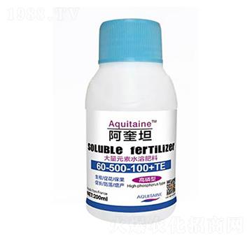 高磷型大量元素水溶肥60-500-100+TE-阿奎坦-瑞普生物