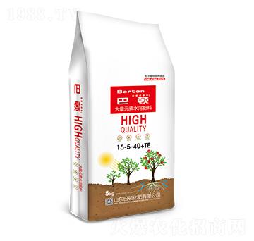 大量元素水溶肥料15-5-40+TE-巴頓