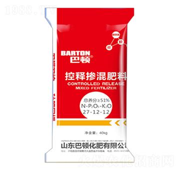 控釋摻混肥料27-12-12-巴頓