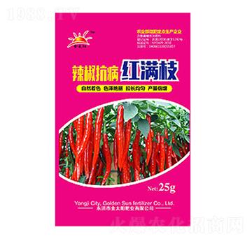 辣椒抗病紅滿枝-金太陽(yáng)肥業(yè)
