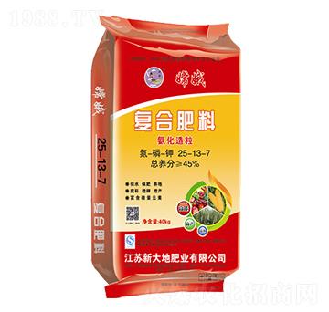氨化造粒復(fù)合肥料25-13-7-新大地