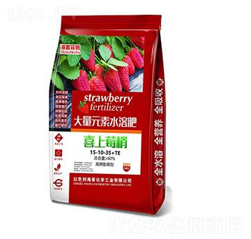 高鉀膨果型大量元素水溶肥15-10-35+TE 喜上莓梢 海普化學(xué)