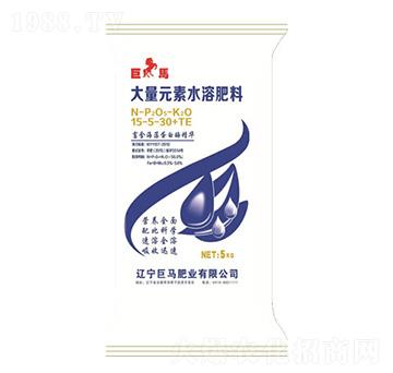 大量元素水溶肥15-5-30+TE-巨馬肥業(yè)