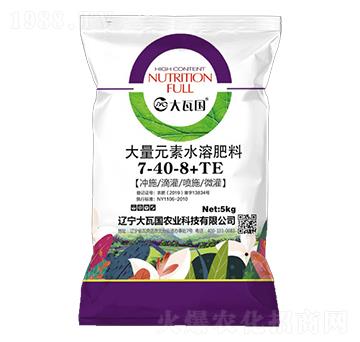 大量元素水溶肥料7-40-8+TE-大瓦國農(nóng)業(yè)