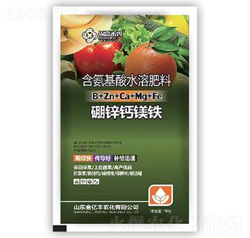 含氨基酸水溶肥料-硼鋅鈣鎂鐵-金億豐
