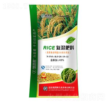 水稻專用復(fù)混肥料26-10-12-錦鴻源