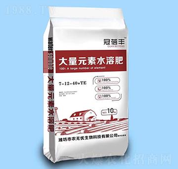 高鉀型大量元素水溶肥7-12-40+TE-冠蓓豐-農(nóng)無(wú)憂