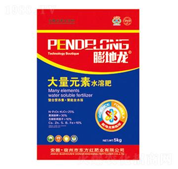 大量元素水溶肥料-膨地龍-東方紅
