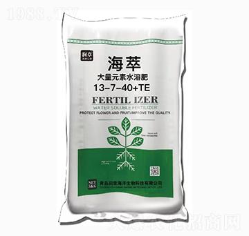 大量元素水溶肥料13-7-40+TE-海萃-潤(rùn)章海洋