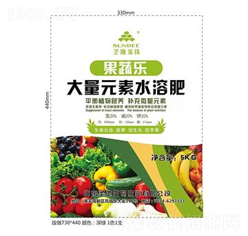 大量元素水溶肥20-20-20-果蔬樂-圣地