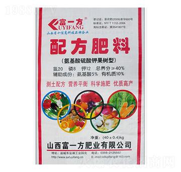氨基酸硫酸鉀果樹型配方肥料-富一方