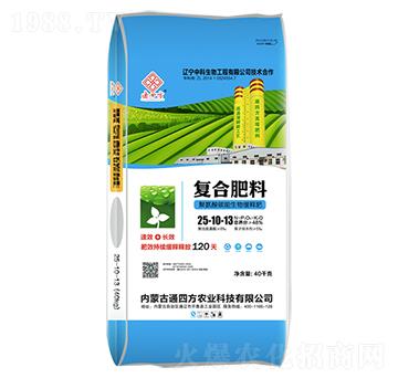 聚氨酸碳能生物緩釋肥復合肥料25-10-13-通四方