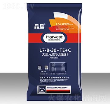 大量元素水溶肥料17-8-30+TE+C-晶墾-方護作物