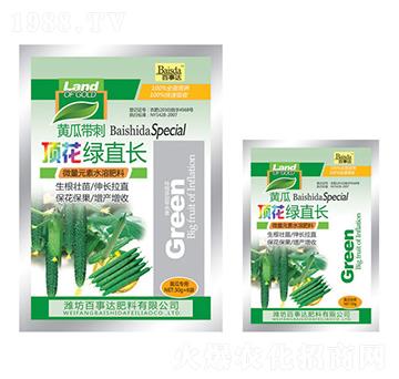 黃瓜帶刺頂花綠直長-百事達