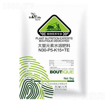 大量元素水溶肥料30-5-15+TE-祖瑪-允發(fā)化工