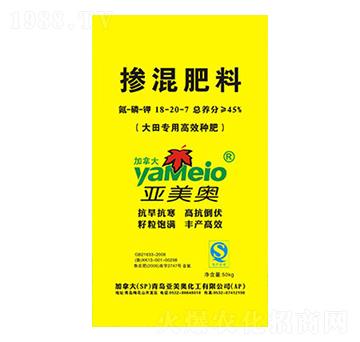 大田專用摻混肥料18-20-7-拜特爾