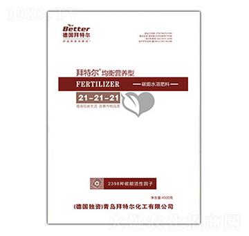 均衡營養(yǎng)型碳能水溶肥21-21-21-拜特爾