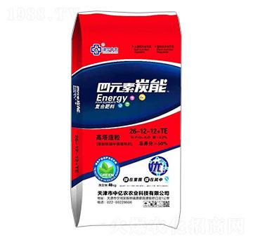 四元素炭能復(fù)合肥料26-12-12+TE-中億農(nóng)
