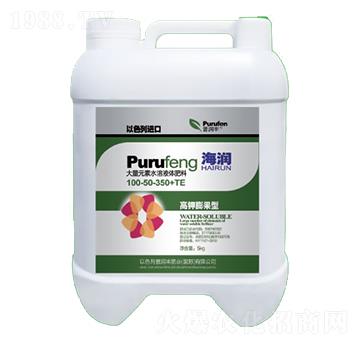 大量元素水溶肥100-50-350+TE-海潤-普潤豐