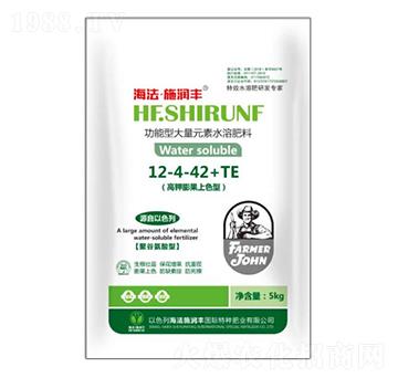 功能型大量元素水溶肥12-4-42+TE-普潤豐