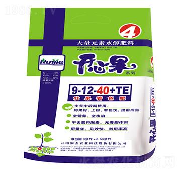 大量元素水溶肥9-12-40+TE-開心果-潤(rùn)杰農(nóng)科
