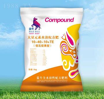 大量元素水溶配方肥10-40-10+TE-藍(lán)牛-金豐洋