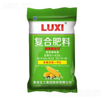 玉米黃金甲高塔硝硫基復合肥料22-11-10-魯西化工