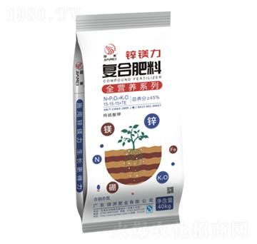 鋅鎂力復(fù)合肥15-15-15+TE-綠洲肥業(yè)