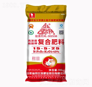 硫酸鉀復(fù)合肥料15-5-25-司爾特