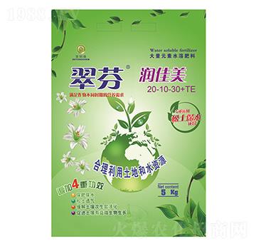 高氮鉀型大量元素水溶肥20-10-30+TE-翠芬潤(rùn)佳美-百陽(yáng)墾
