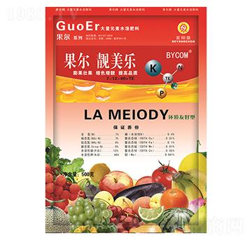 高鉀型大量元素水溶肥7-12-40+TE-果爾靚美樂(lè)-百陽(yáng)墾