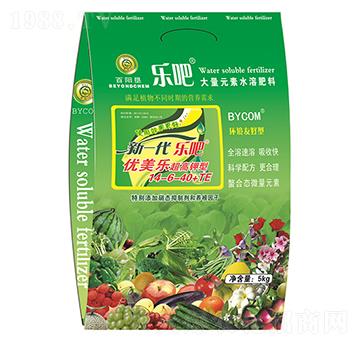 5kg超高鉀型大量元素水溶肥14-6-40+TE-樂(lè)吧優(yōu)美樂(lè)-百陽(yáng)墾