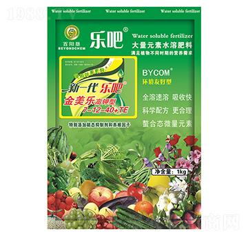 高鉀型大量元素水溶肥7-12-40+TE-樂(lè)吧金美樂(lè)-百陽(yáng)墾