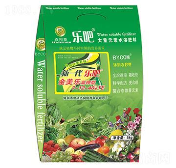 5kg高鉀型大量元素水溶肥7-12-40+TE-樂(lè)吧金美樂(lè)-百陽(yáng)墾