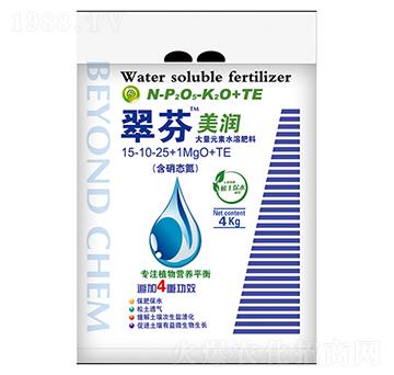 高鉀型大量元素水溶肥15-10-25+1MgO+TE-翠芬美潤(rùn)-百陽(yáng)墾