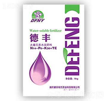 大量元素水溶肥料14-6-30+TE-德豐-亞東化工