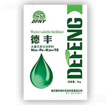 大量元素水溶肥料24-6-20+TE-德豐-亞東化工