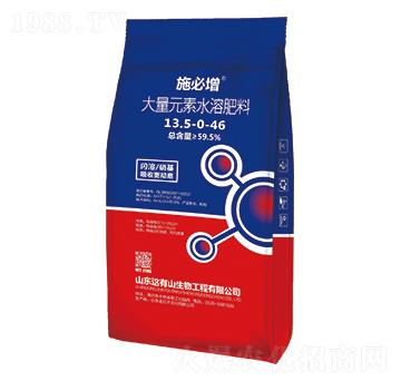 大量元素水溶肥料13.5-0-46-施必增-金億豐